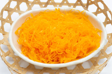 Thai dessert Foi Thong, Golden egg yolk threads