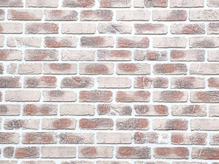 ムラのあるベージュ色のレンガ背景