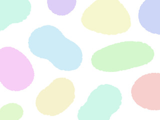 イラスト背景素材：パステルカラーの模様の背景