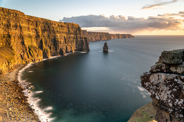 Sunset at Cliffs of Moher