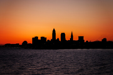 Fototapeta na wymiar Sunrise Cleveland