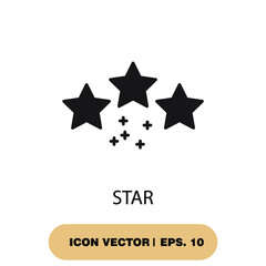 Obraz premium star icons symbol vector elements for infographic web