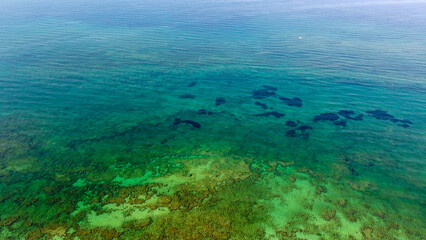 Famous beach of Salento in the Puglia region in southern Italy. The beach is considered the Maldives of Italy. The Maldives of Salento