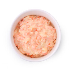 salad cream isolated on white