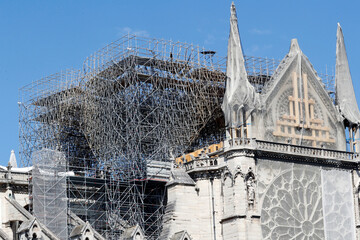 Catholic church. Notre Dame de Paris cathedral.
