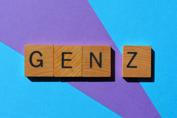 Gen Z, buzzword as banner headline - Powered by Adobe