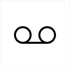 voicemail icon vector illustration symbol