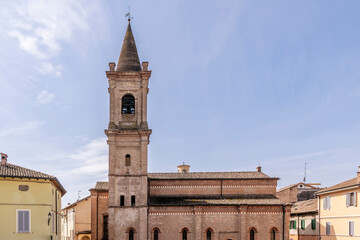 Obraz premium The church of Santa Croce di Fontanellato, Parma, Italy