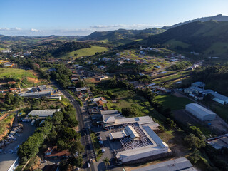 small city in the interior of São Paulo with beautiful mountains in the countryside - Socorro, Brazil