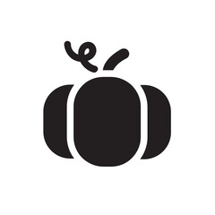 Pumpkin , Vegetables solid icon.