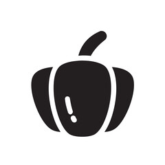Pepper , Vegetables solid icon.