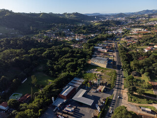 small city in the interior of São Paulo with beautiful mountains in the countryside - Socorro, Brazil
