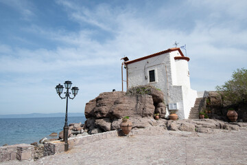 Skala Sikamineas Village view in Lesvos Island