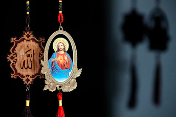 Interfaith and interreligious concept.