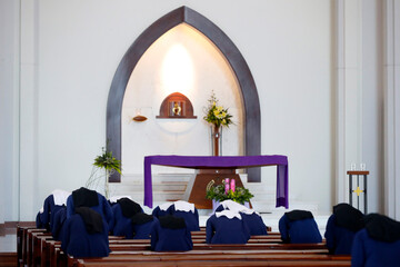 Catholic church. Religion  and faith.