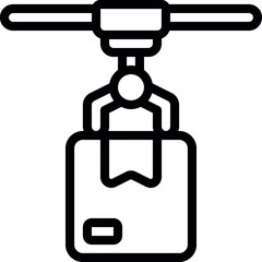 Hanging Claw Box Icon