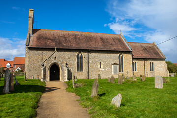 Fototapeta na wymiar All Saints Church in Burnham Market, Norfolk, UK