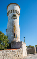 Almeida, Portugal - november 7 2022 - Water tower of the hsitoris town of Almeida