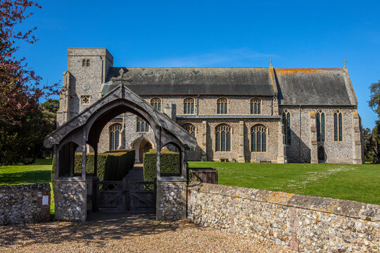 All Saints Church in Thornham, Norfolk, UK