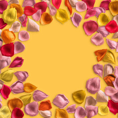 Primavera di fiori e colori con rose  e amore