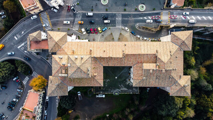 Ariccia, Lazio, Italy. Aerial drone view.