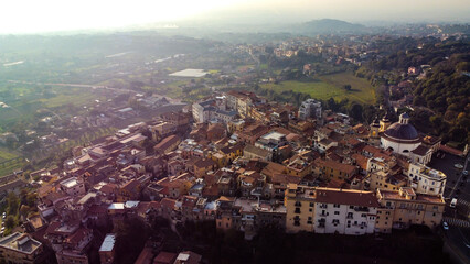 Ariccia, Lazio, Italy. Aerial drone view.