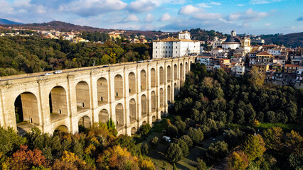 Ariccia, Lazio, Italy. Aerial drone view. - obrazy, fototapety, plakaty