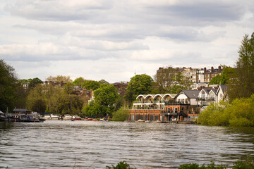 Obraz premium boat on the river