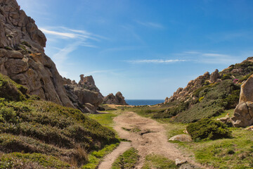 Cala Grande, Valle della Luna, Capo Testa, Sardinia, Spring
