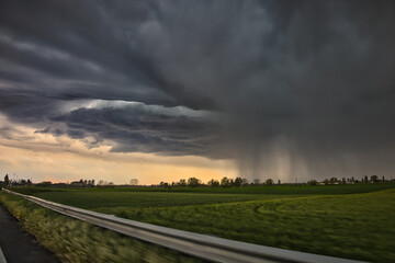 Thunderstorm in Italy