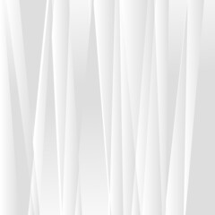 Abstract white and gray gradient background. Modern minimalist design. Vector illustration with simple shapes like circle, square, rectangle. Monochrome light 3d futuristic design