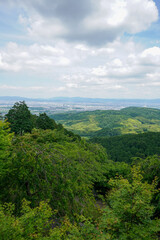 善峯寺から見た京都市街