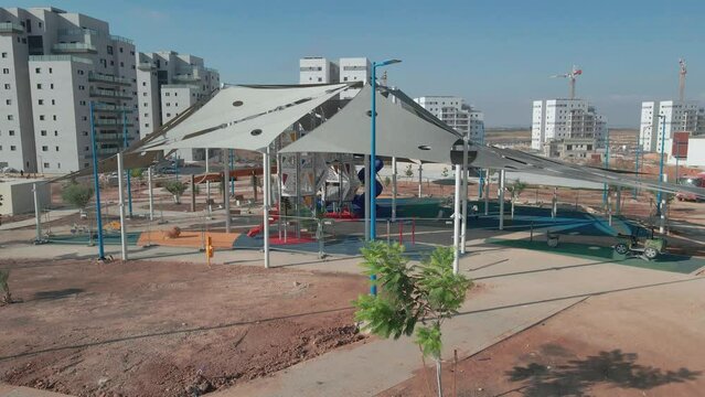 Playground Rides At Southern District City Netivot
