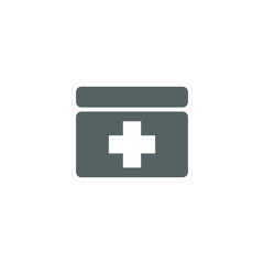 simple icon with health and medicine theme