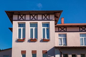 Beautiful resort town Zelenogradsk with german architecture, Kaliningrad region