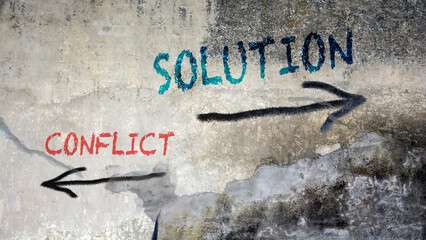 Street Sign Solution versus Conflict