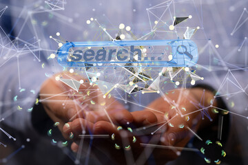 Interface web application in hand