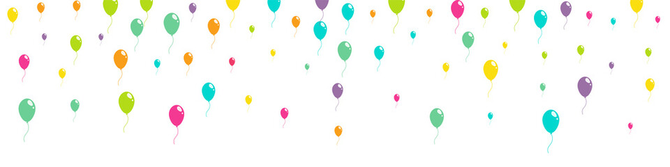 Cartoon Holiday Inflatable Ball Vector Panoramic