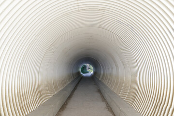 Highway 1 Underpass Tunnel in Big Sure, California, USA.