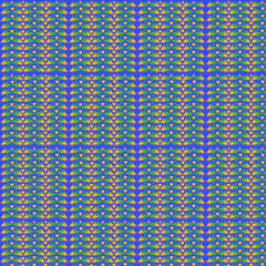 Vector illustration of a seamless floral pattern Contemporary floral and polka dot shapes collage seamless pattern set. Modern exotic design for paper, cover, fabric, interior decor and other users.