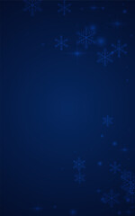 Fototapeta na wymiar Gray Snowflake Vector Blue Background. Christmas