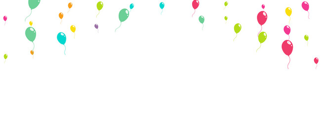 Pink and Blue Birthday Inflatable Ball Vector