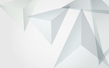 Light Triangle Creative Vector  Gray Background.