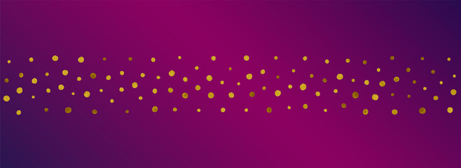 Yellow Sparkle Abstract Vector Panoramic Purple