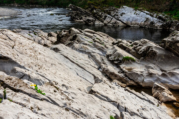 Rocks on the river Lune