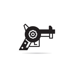 space gun and blaster icon vector illustration