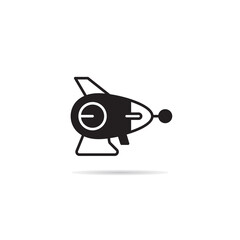 raygun and space gun icon vector illustration