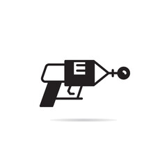 space gun and blaster icon vector illustration