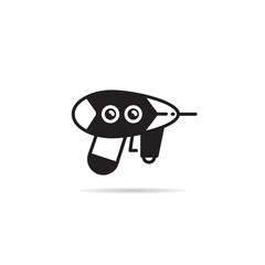 space gun and blaster icon vector illustration