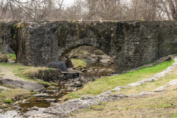 Fototapeta na wymiar Espada Aqueduct, San Antonio, Texas